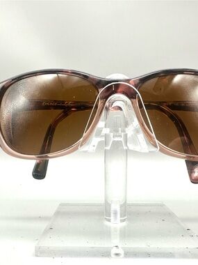 DKNY DY 4093 Brown Tortoise Shell Eyeglasses Womens Rectangular Frames 3556/13